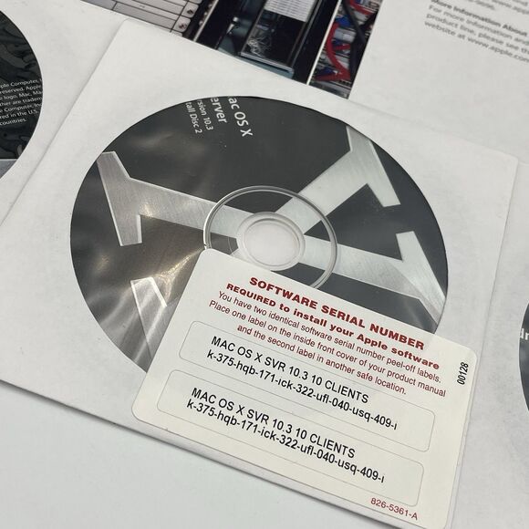 Apple Mac OS X 10.3 Panther Retail Package M9227LL/A Tools OEM - Picture 3 of 16